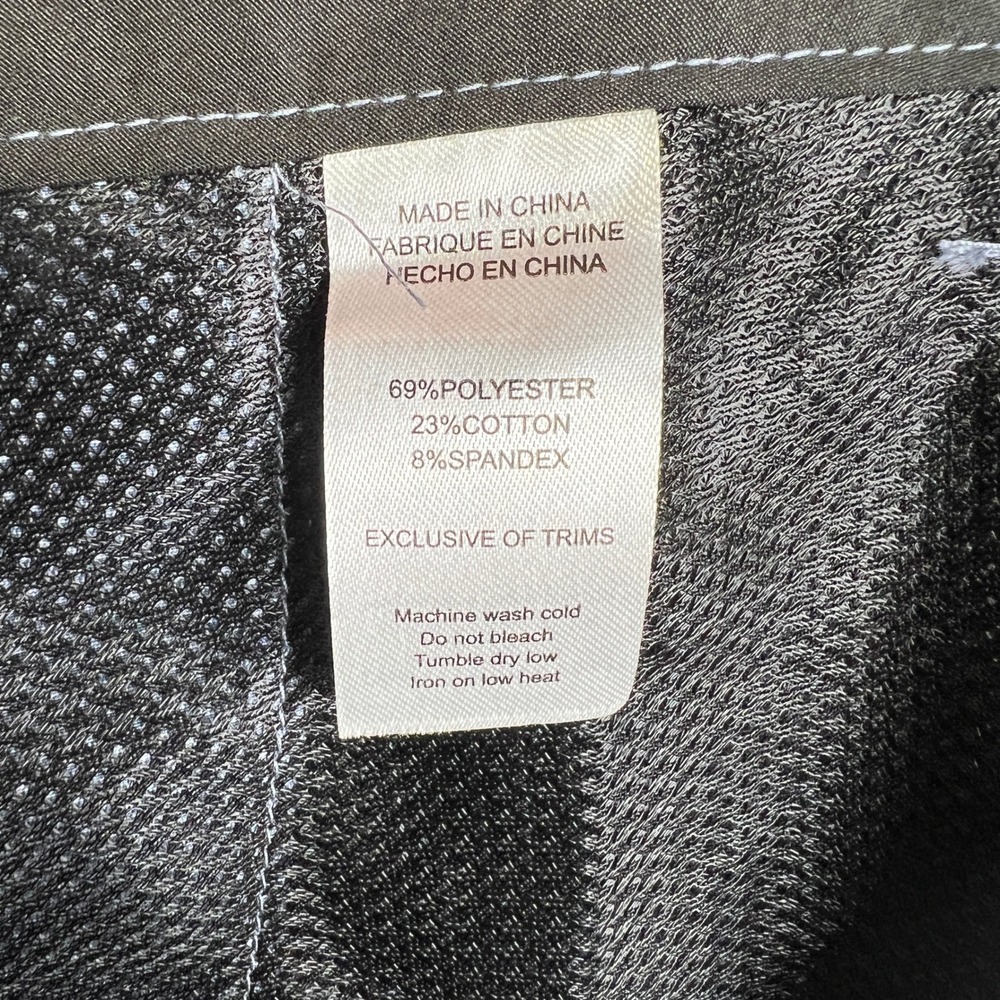 KNQR Hybrid Shorts Mens 34 Blue Micro-stripe Stretch Performance Outdoor EUC - Picture 5 of 6